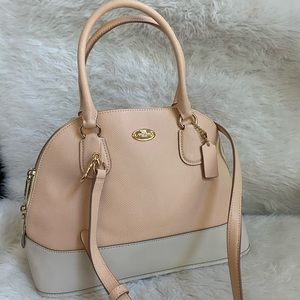 Coach Crossgrain Cora Domed Satchel Handbag F34491